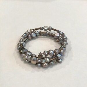 Silpada pearl and sterling silver bracelet, unworn